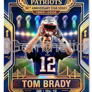 New England Patriots 66th Anniversary Trading Cards