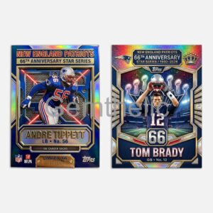 New England Patriots 66th Anniversary Trading Cards