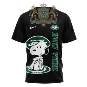 New York Jets Snoopy Yes I'm Old But I Saw T-Shirt