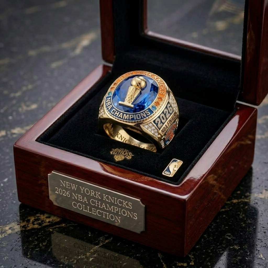 New York Knicks NBA Champions 2026 NBA Championship Ring - Detail View