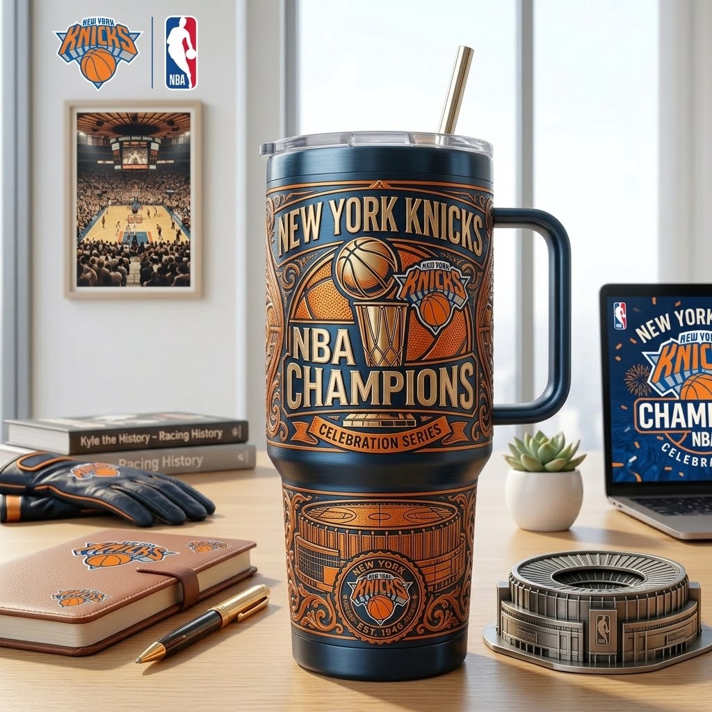 New York Knicks NBA Champions Tumbler - Front View