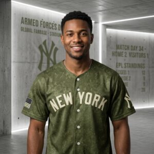 New York Yankees Armed Forces Day 2026 Baseball Jersey