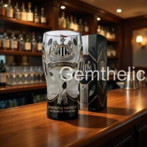 Newcastle United FC 145th Anniversary Pint Glass