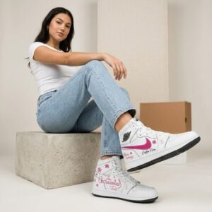 Olivia Rodrigo The Unraveled Tour Custom Name High-Top Sneakers