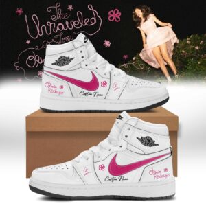 Olivia Rodrigo The Unraveled Tour Custom Name High-Top Sneakers
