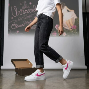Olivia Rodrigo The Unraveled Tour Custom Nike Air Force 1 Sneakers