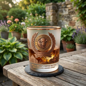Onyx & Amber's Copper Buffalo 2026 World Whiskey Glass