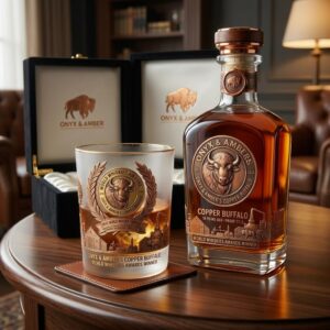Onyx & Amber's Copper Buffalo 2026 World Whiskey Glass