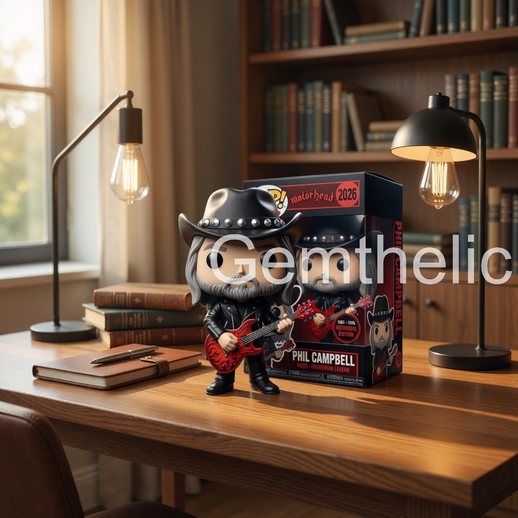 Phil Campbell Motörhead Commemorative Vinyl Figure - Front View