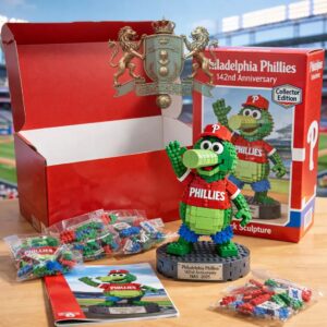 Philadelphia Phillies 142nd Anniversary Building Bricks Set