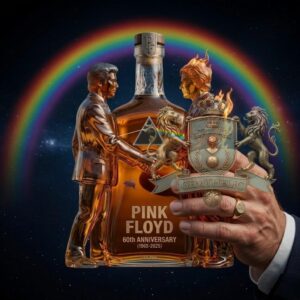 Pink Floyd 60th Anniversary Whiskey Bottle
