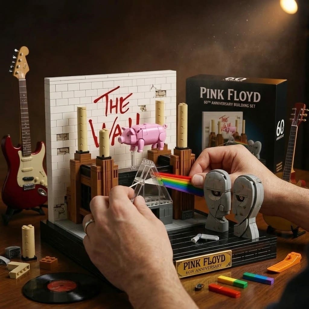 Pink Floyd 60th Anniversary Building Set - Detail View