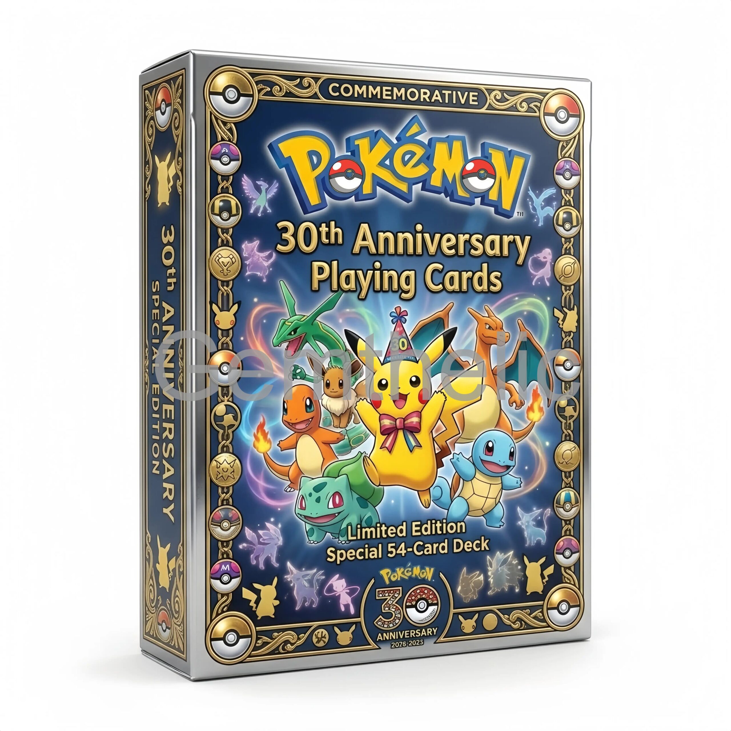 Pokémon 30th Anniversary Playing Cards - Detail View