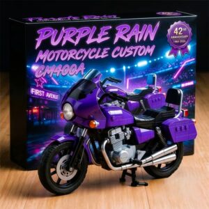 Prince Purple Rain Motorcycle Custom 42nd Anniversary Building Block