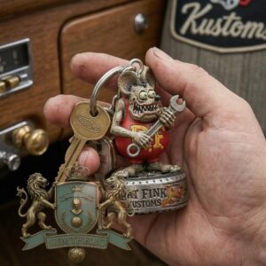 Rat Fink Kustom Kulture Keychain