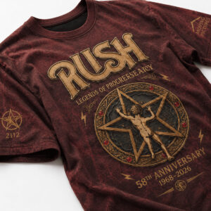 Rush 58th Anniversary 1968-2026 T-Shirt