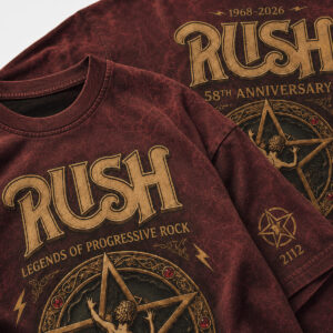 Rush 58th Anniversary 1968-2026 T-Shirt