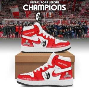 Freiburg UEFA Europa League Champions 2026 High-Top Sneakers