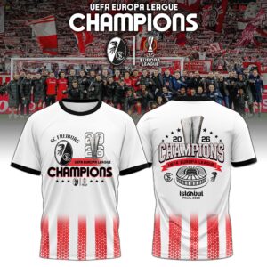 SC Freiburg UEFA Europa League Champions 2026 T-Shirt