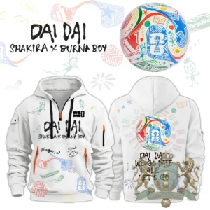 Shakira Burna Boy DAI DAI FIFA 26 World Cup Anthem Hoodie