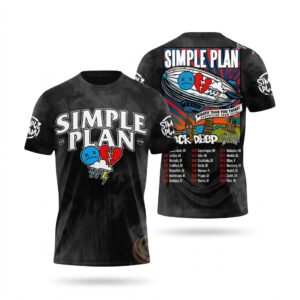 Simple Plan Bigger Than You Think Tour 2026 T-Shirt