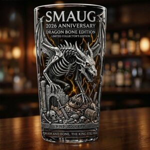 SMAUG 2026 ANNIVERSARY DRAGON BONE Pint Glass
