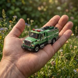 Smokey Bear Wildland Fire Engine Building Set