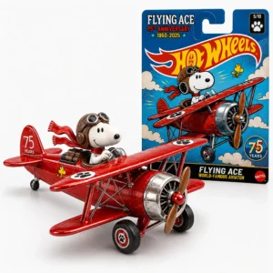 Snoopy 75th Anniversary Flying Ace Hot Wheels