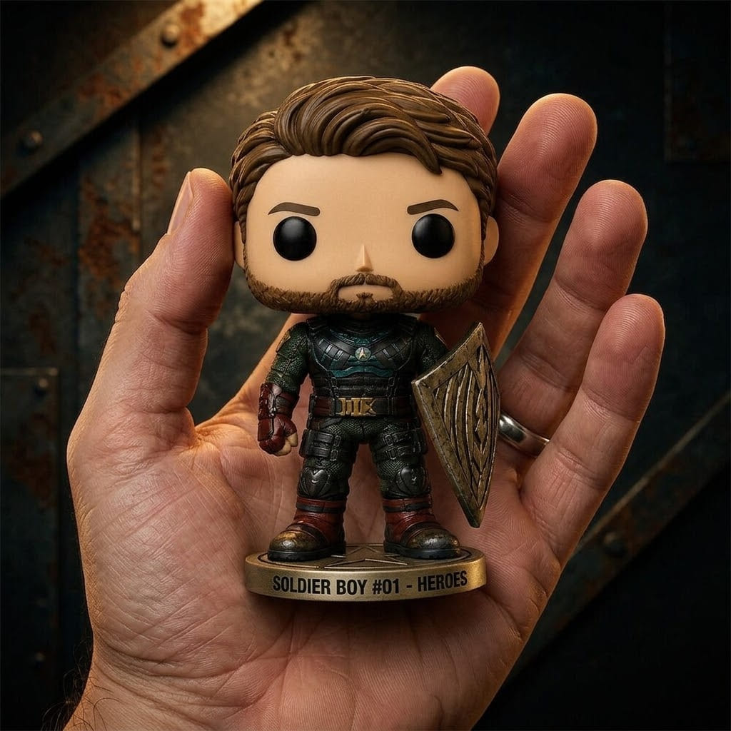 Soldier Boy Pop! Heroes Vinyl Figure - Detail View