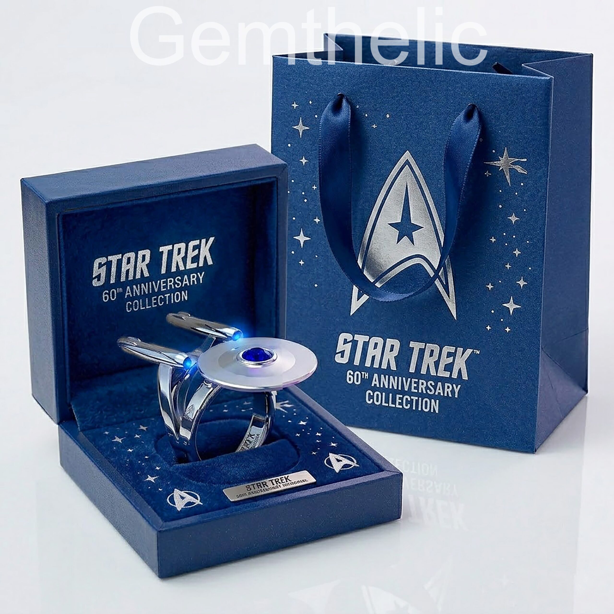 Star Trek 60th Anniversary Commemorative Ring - Front View