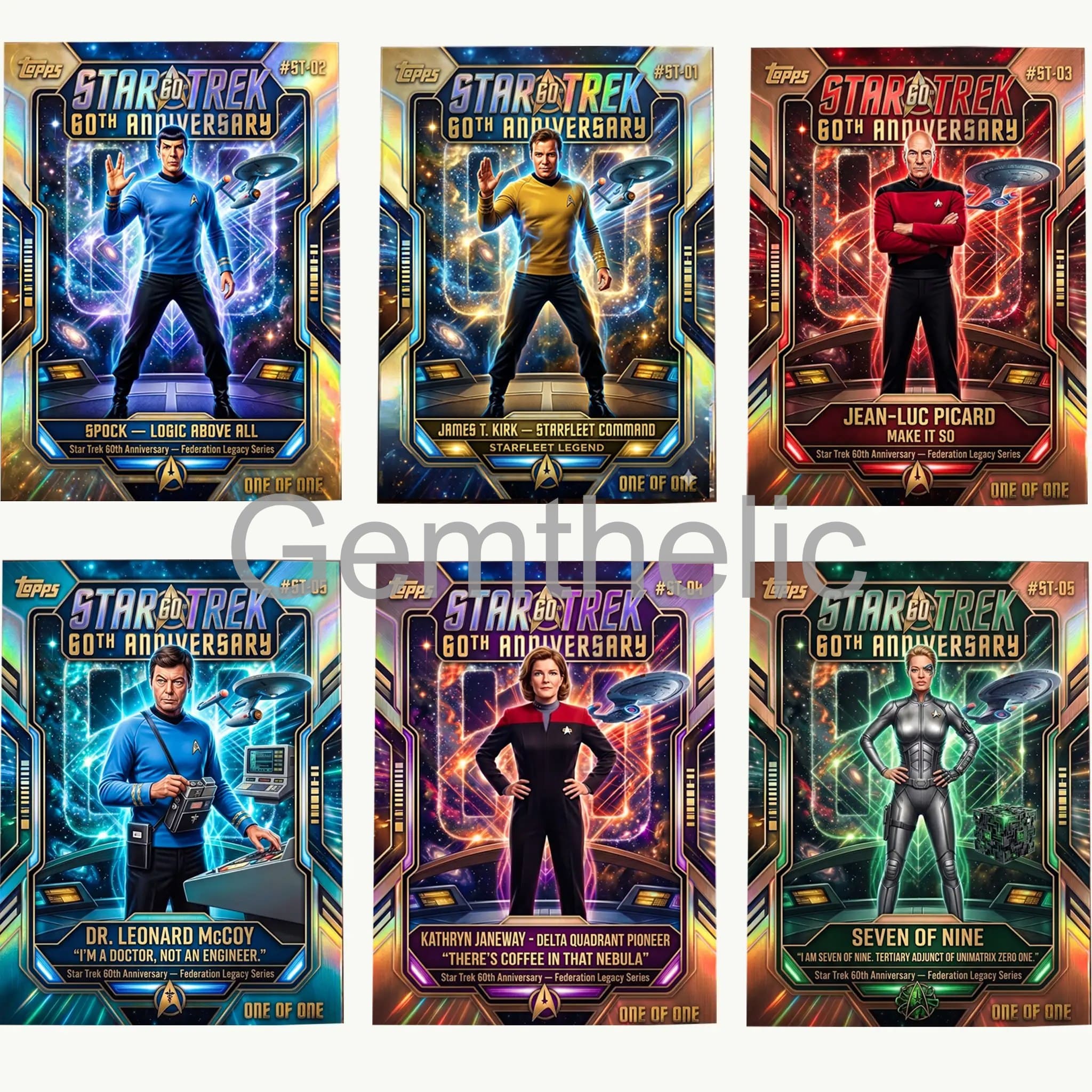 Star Trek 60th Anniversary Trading Cards - Detail View