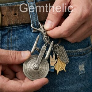 Star Trek 60th Anniversary USS Enterprise Keychain