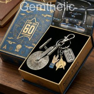 Star Trek 60th Anniversary USS Enterprise Keychain