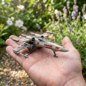 Star Wars X-Wing Starfighter 50th Anniversary 1:64 Scale Die Cast Metal Model