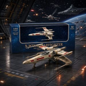 Star Wars X-Wing Starfighter 50th Anniversary 1:64 Scale Die Cast Metal Model