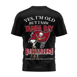 Tampa Bay Buccaneers Snoopy Yes I'm Old But I Saw T-Shirt