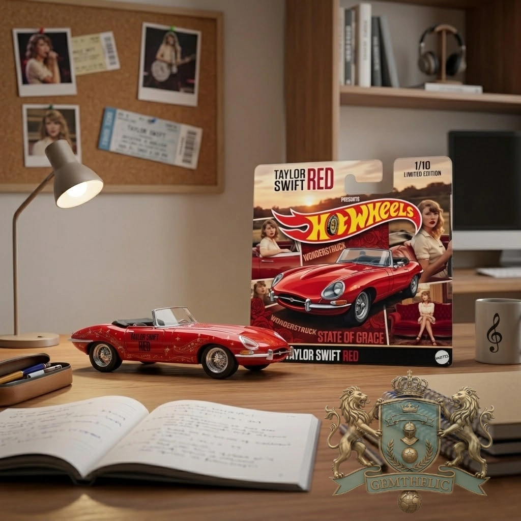 Taylor Swift Red Wonderstruck State of Grace Hot Wheels - Detail View