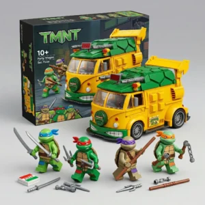 Teenage Mutant Ninja Turtles Party Wagon Building Block Set