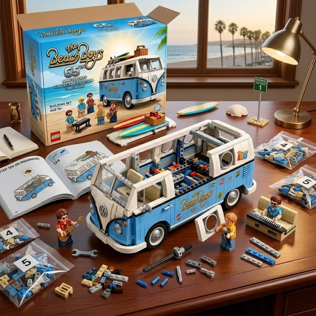 The Beach Boys 65th Anniversary Building Set - Detail View
