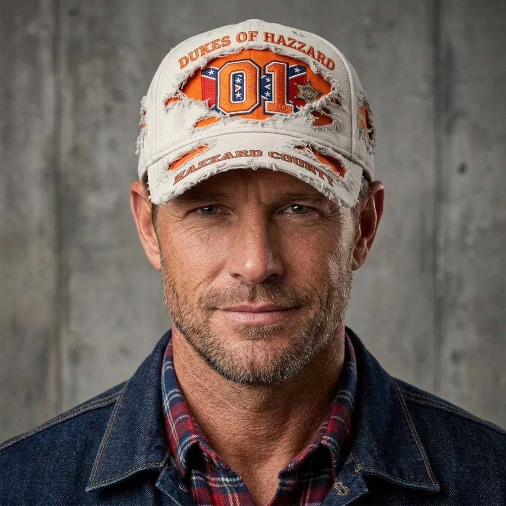 The Dukes of Hazzard 01 Baseball Cap - Detail View