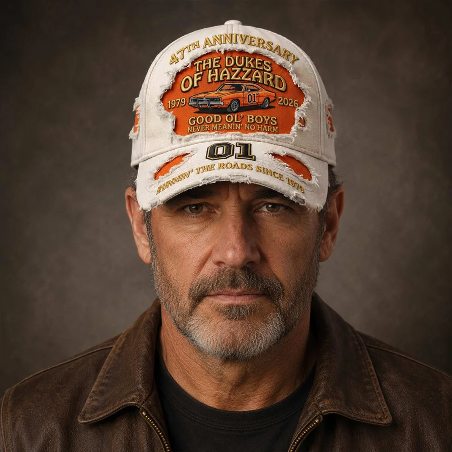 The Dukes of Hazzard 47th Anniversary Baseball Cap - Detail View
