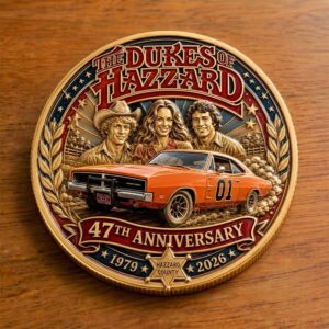 The Dukes of Hazzard 47th Anniversary Commemorative Coin