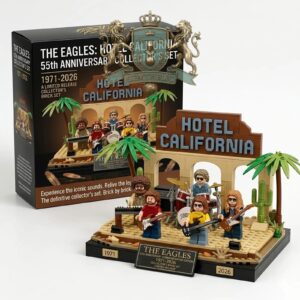 The Eagles 55th Anniversary Hotel California Building Bricks Set