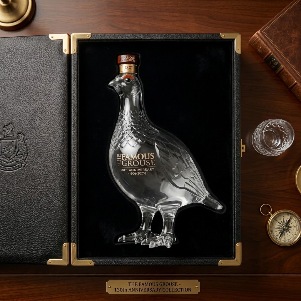 The Famous Grouse 130th Anniversary Whisky Decanter - Detail View