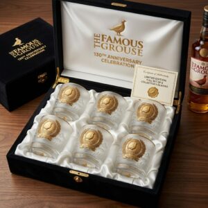 The Famous Grouse 130th Anniversary Blended Scotch Whiskey Glass