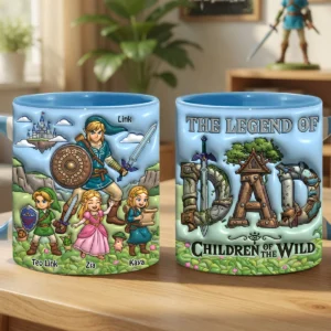The Legend of Zelda Dad Children of the Wild Personalized Mug