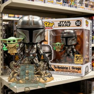 The Mandalorian and Grogu 50th Anniversary Vinyl Figure