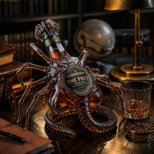 The Xenomorph The Prey Spiced Rum Collectible Bottle