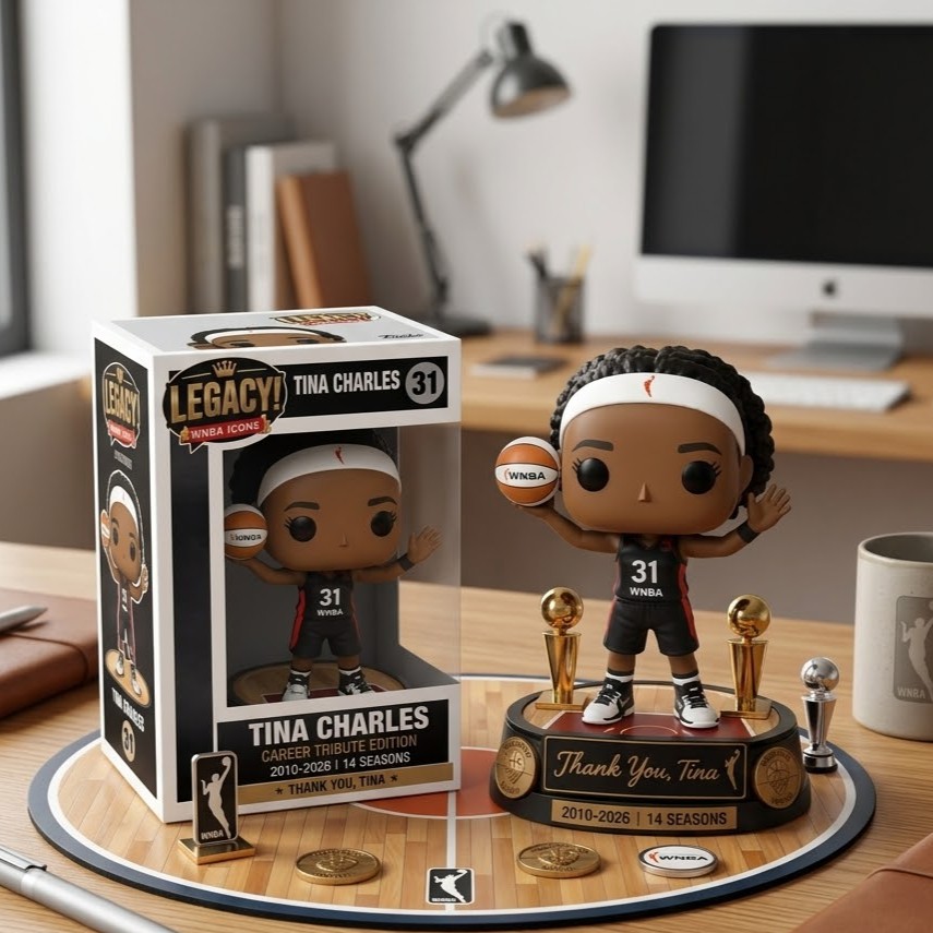 Tina Charles Career Tribute Edition 14 Funko Pop - Front View