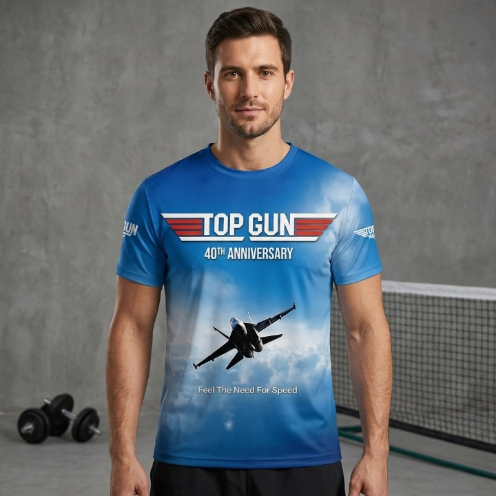 Top Gun 40th Anniversary T-Shirt - Front View
